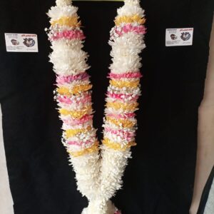 Imperial Marigold & Rose "Zaffron" Handcrafted Block-Tiered Haar