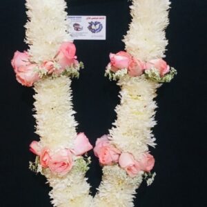 PINK AND WHITE DAISY HAAR